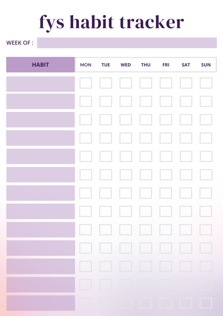 Health & Wellness: Habit Tracker